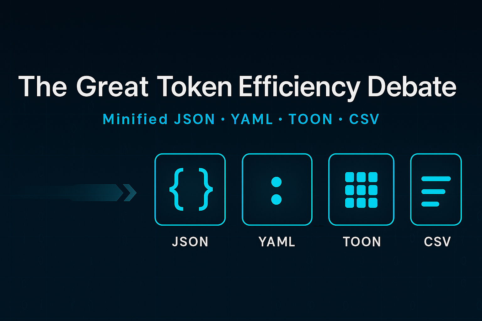 The Great Token Efficiency Debate: Minified JSON, YAML, TOON or CSV?